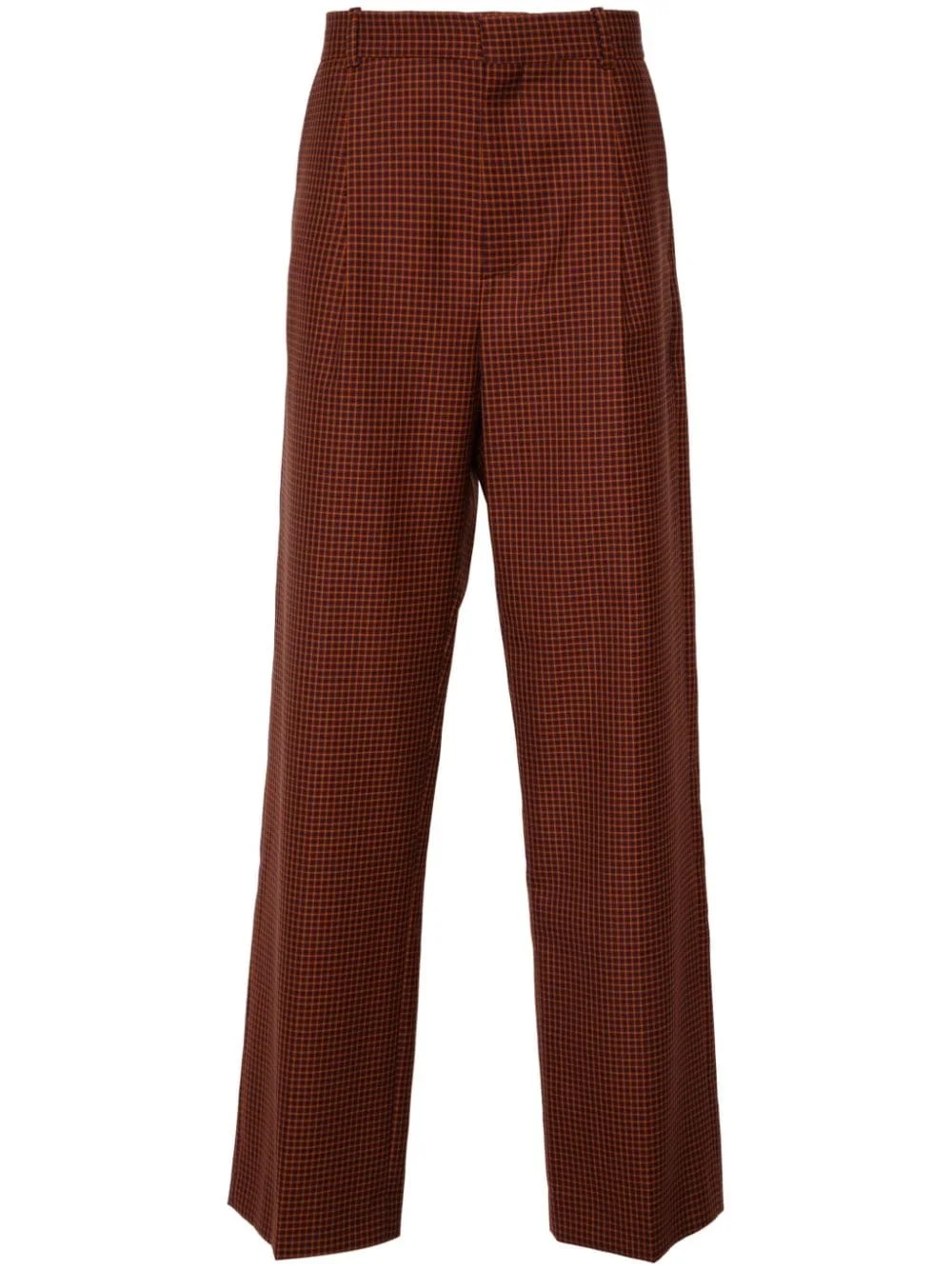 checked trousers - 1