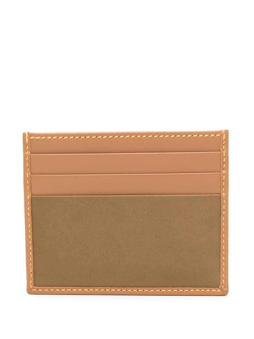 triangle-logo leather cardholder - 2