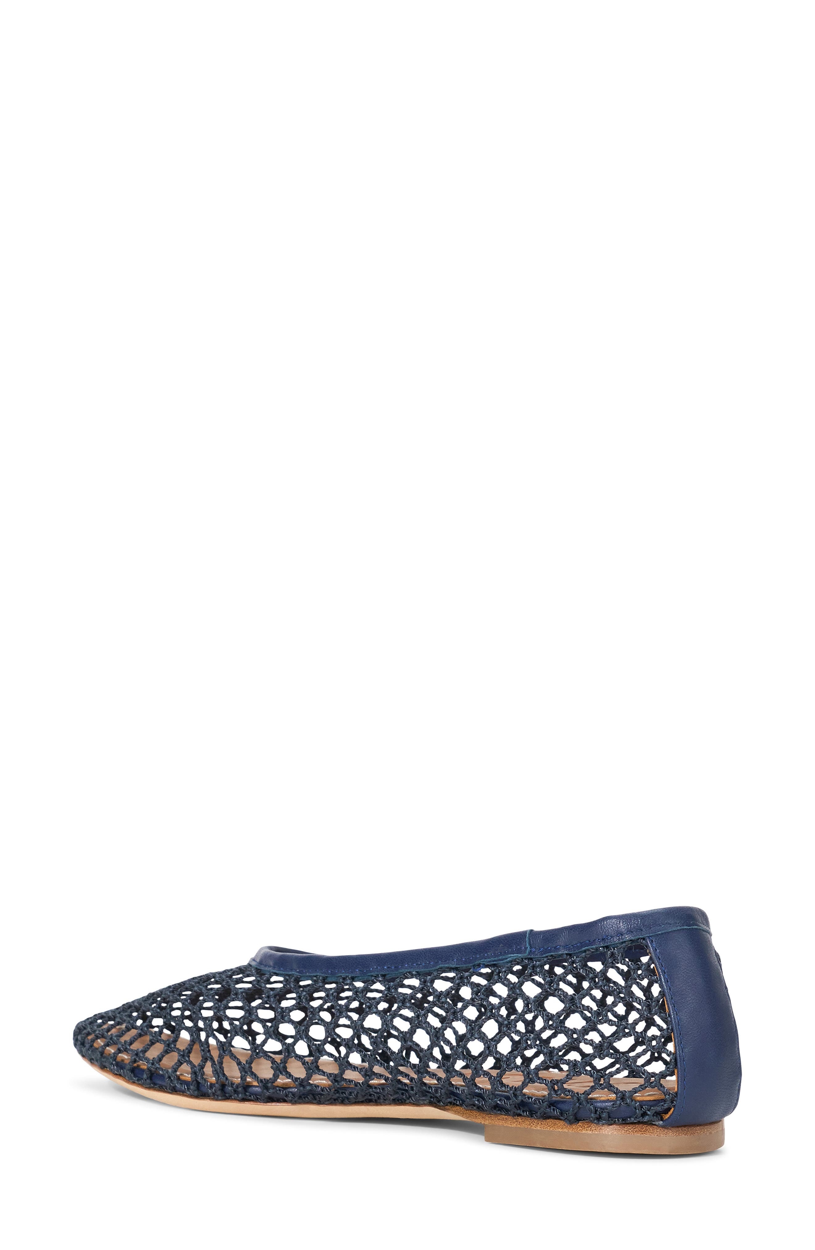 STAUD Alba Ballet Flat in Navy at Nordstrom - 2