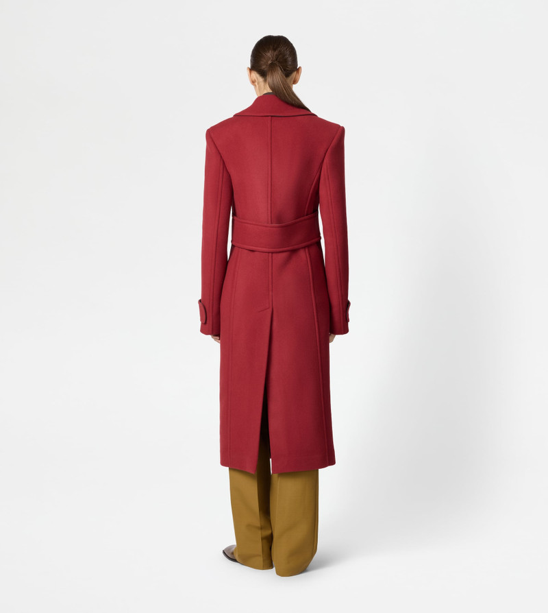 COAT IN WOOL - RED 3