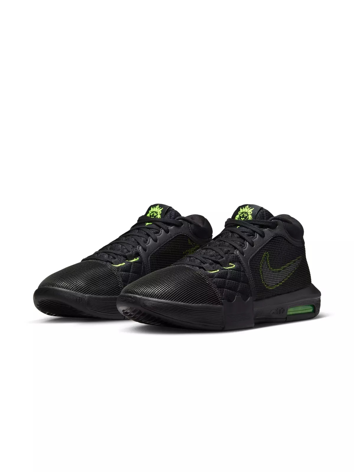 LeBron Witness 8 "Black/Volt/White" Men's Basketball Shoe - 3