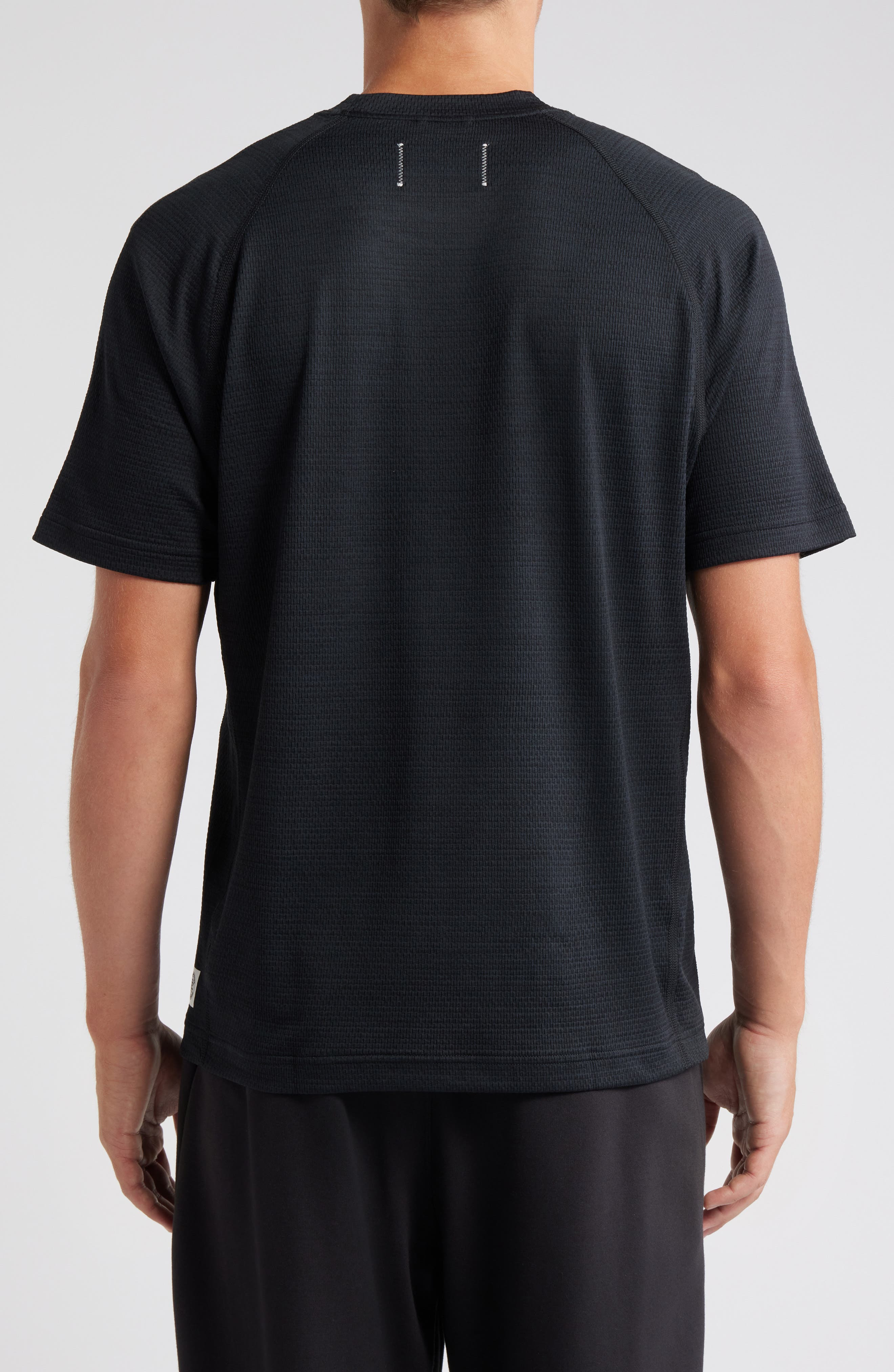 Reigning Champ Solotex® Mesh Tiebreak Performance T-Shirt in Black at Nordstrom - 2