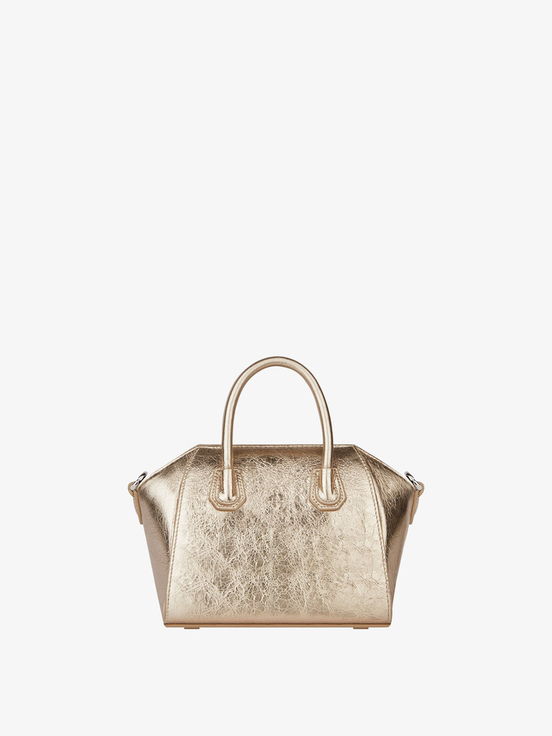 ANTIGONA TOY BAG IN LAMINATED LEATHER 4