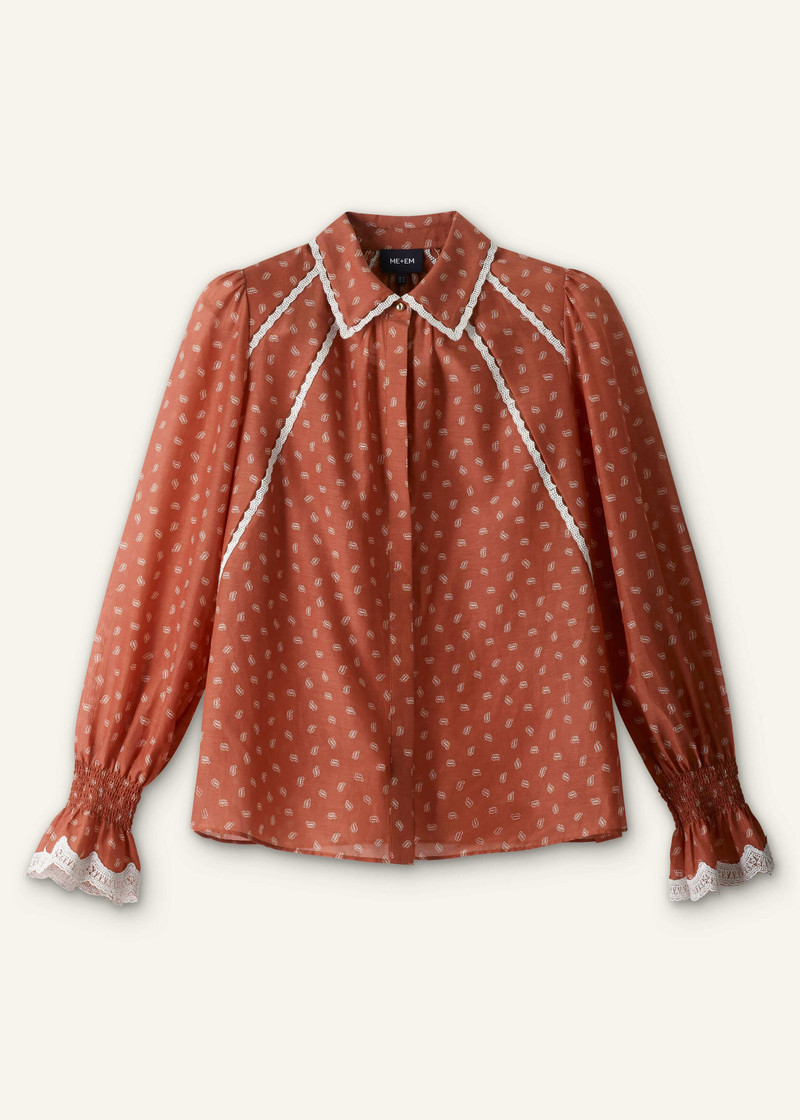 Trim Detail Blouse - 1