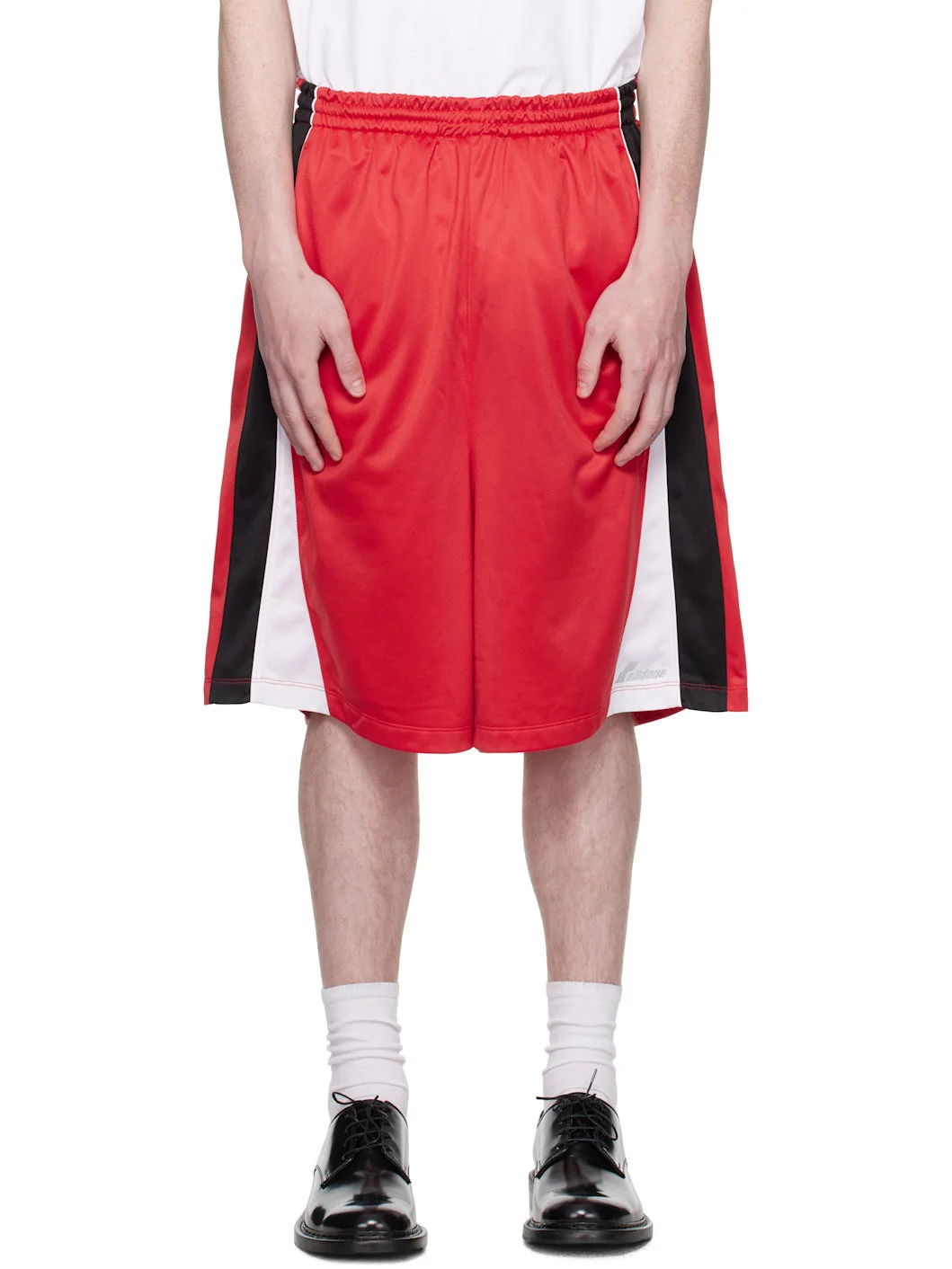 Red Se11done Track Shorts - 1