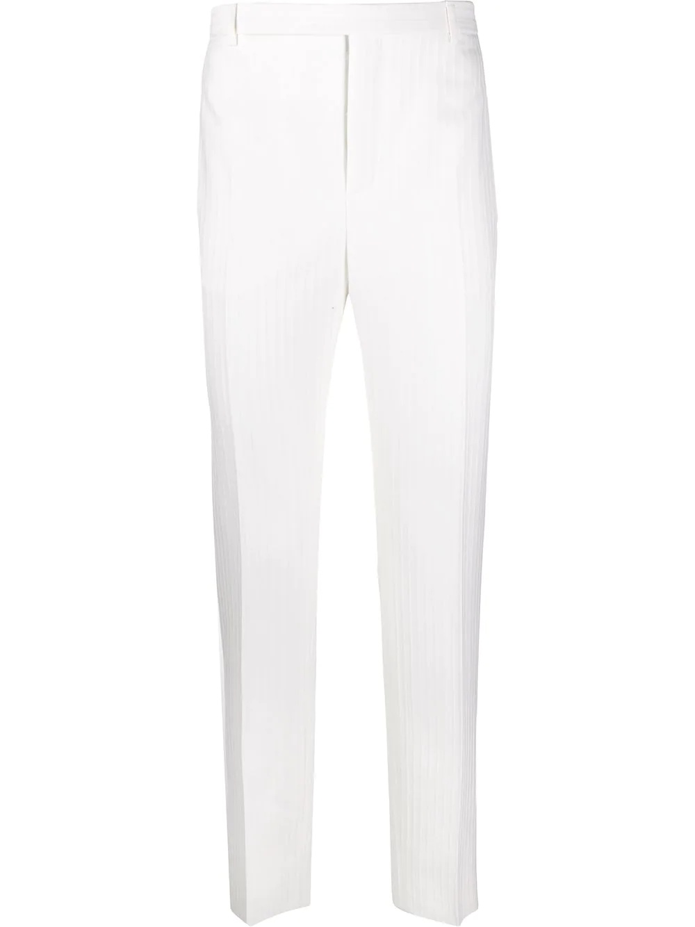 pleated detail tailored trousers - 1