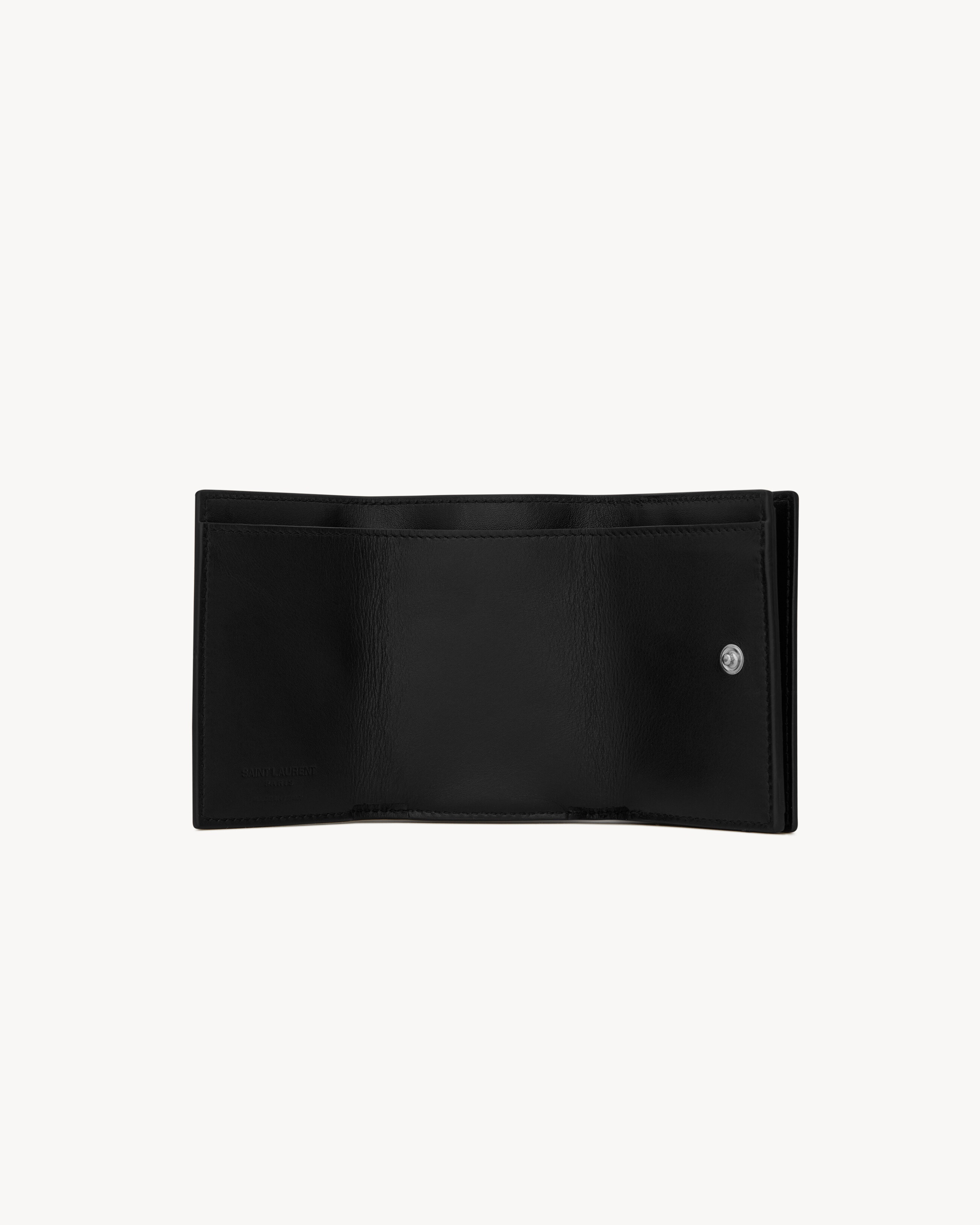 TINY WALLET IN GRAIN DE POUDRE EMBOSSED LEATHER - 5
