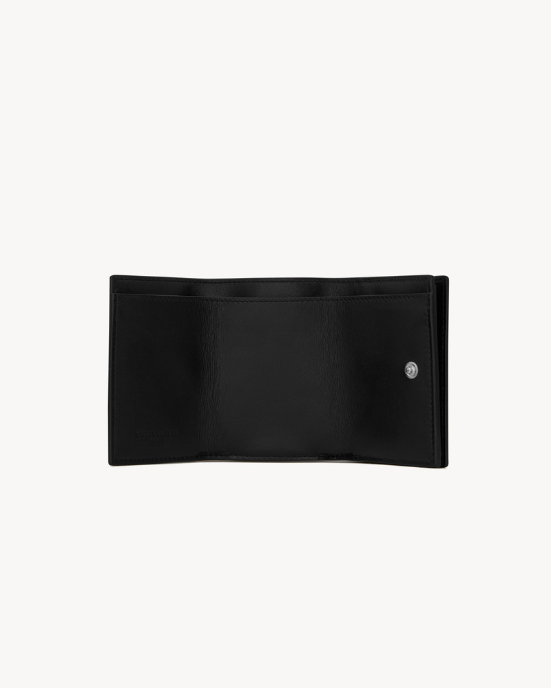 TINY WALLET IN GRAIN DE POUDRE EMBOSSED LEATHER 5