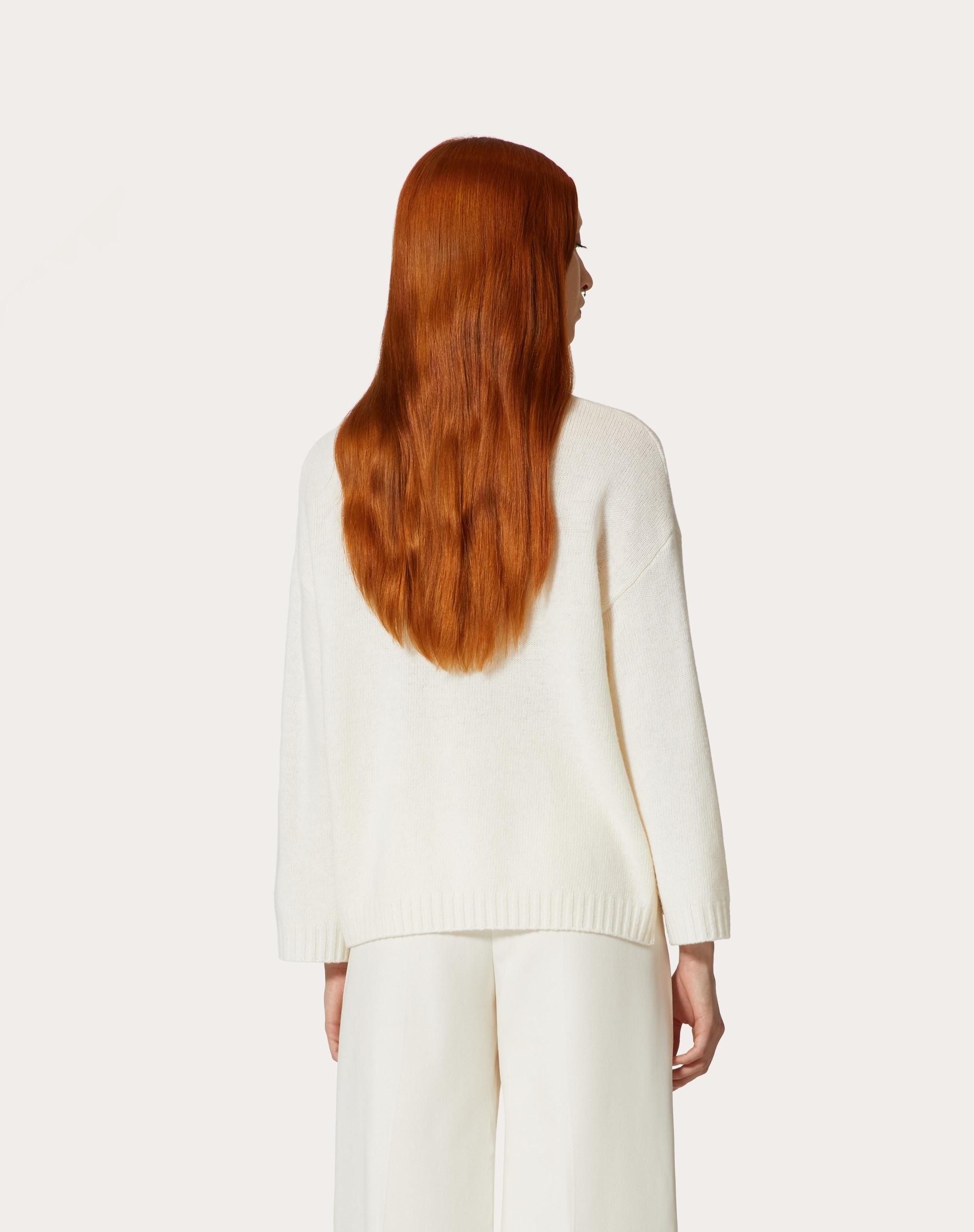 EMBROIDERED WOOL SWEATER - 4