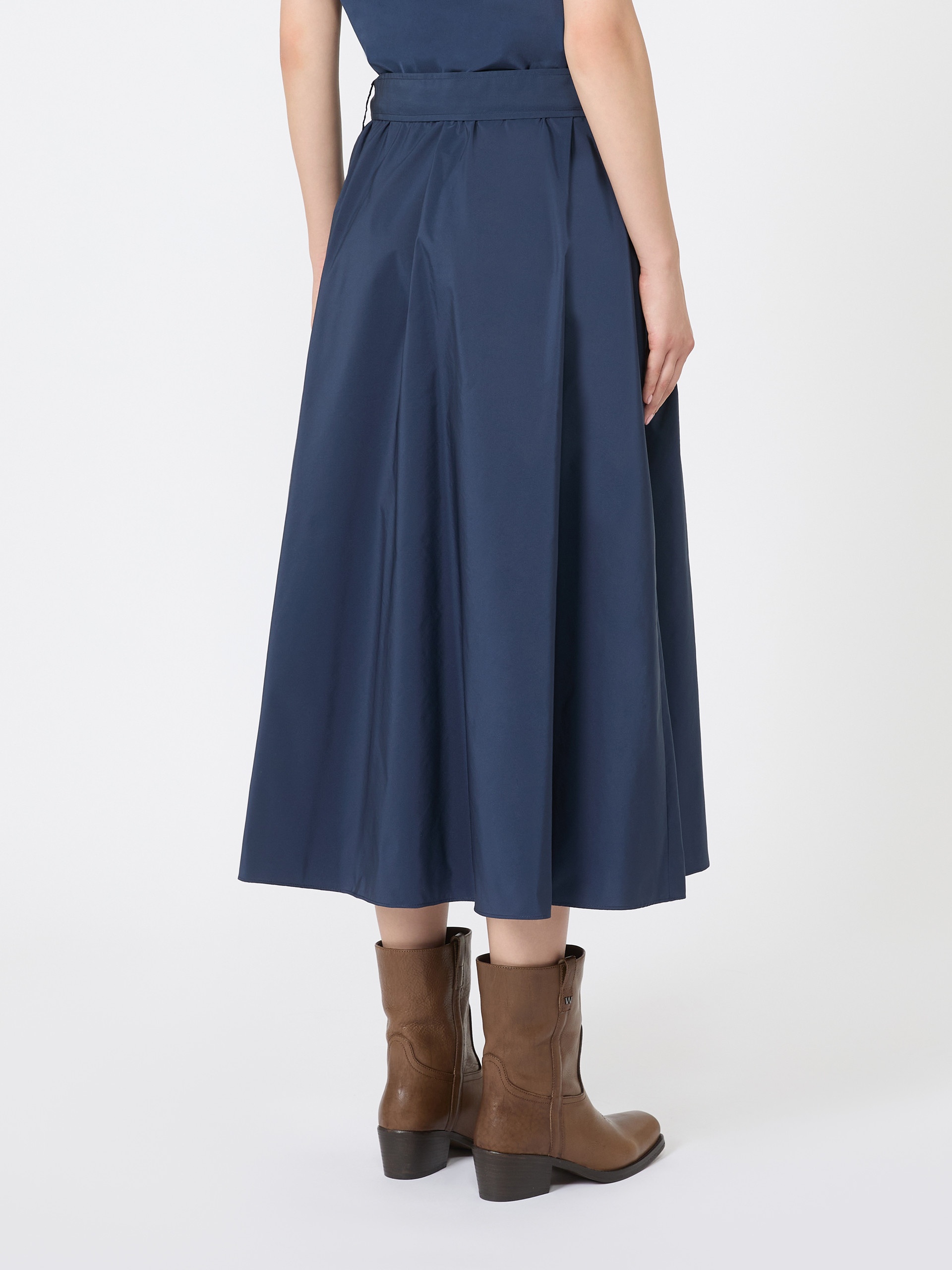 ZARDA Midi taffeta skirt - 4