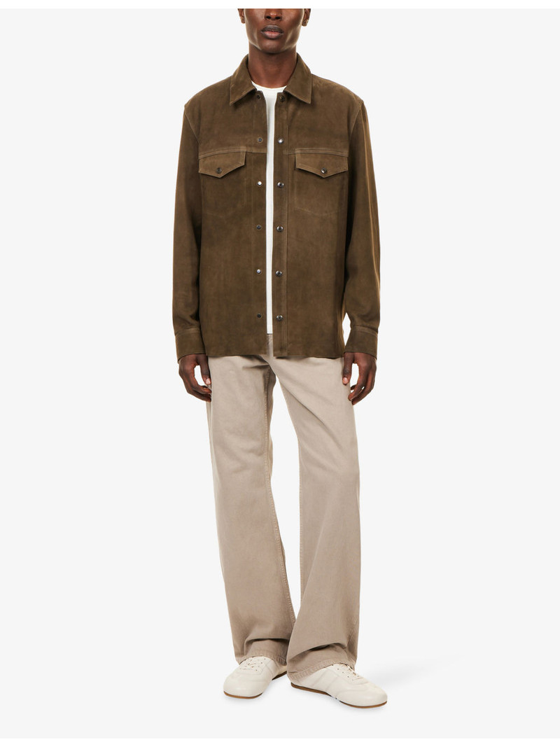 SIMKHAI Michael Suede Utility Jacket outlook