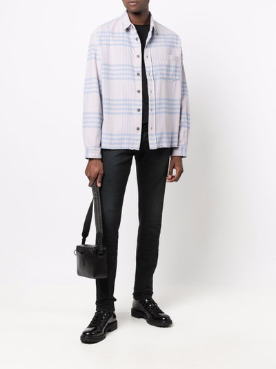 John Elliott checked cotton shirt outlook