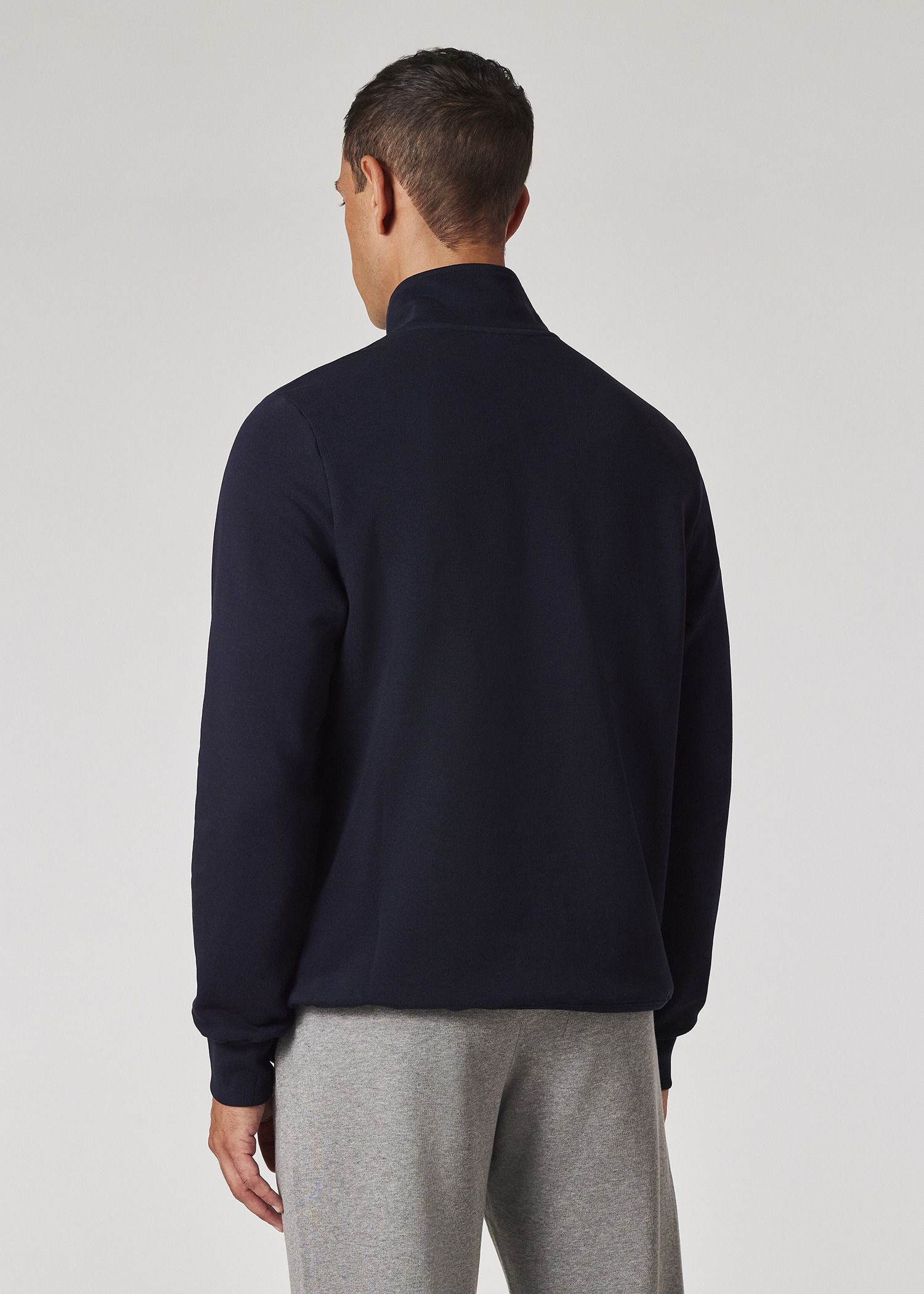 Zebra Logo Zip-Neck Sweatshirt - 6