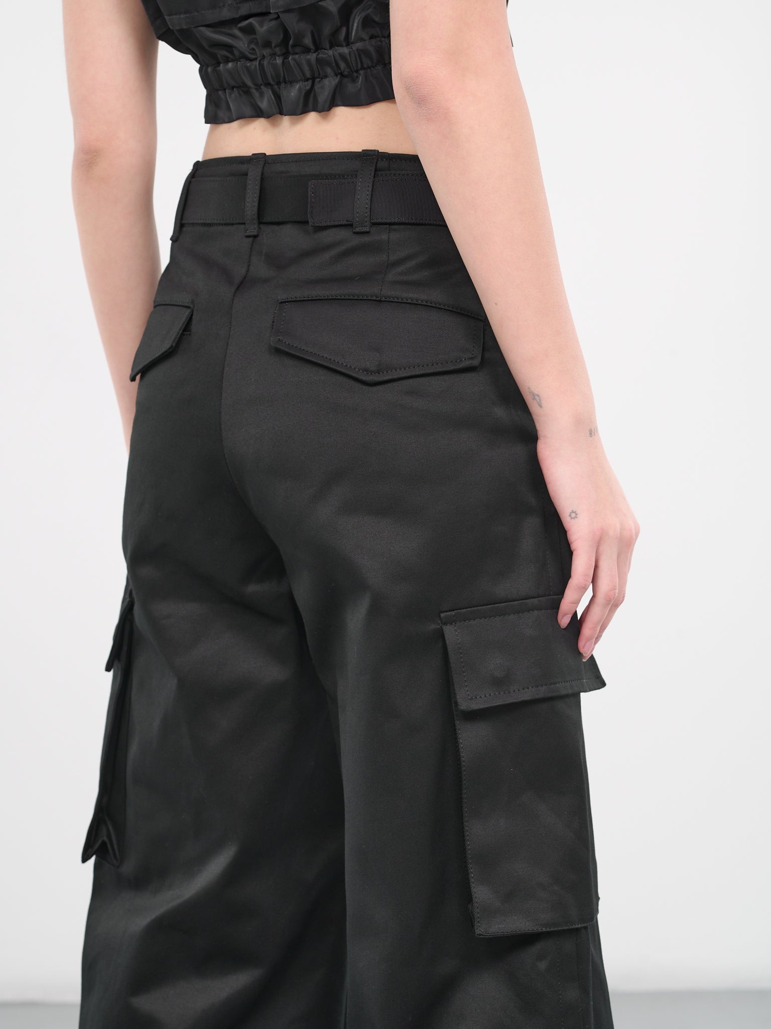 Belted Cargo Pants - 5