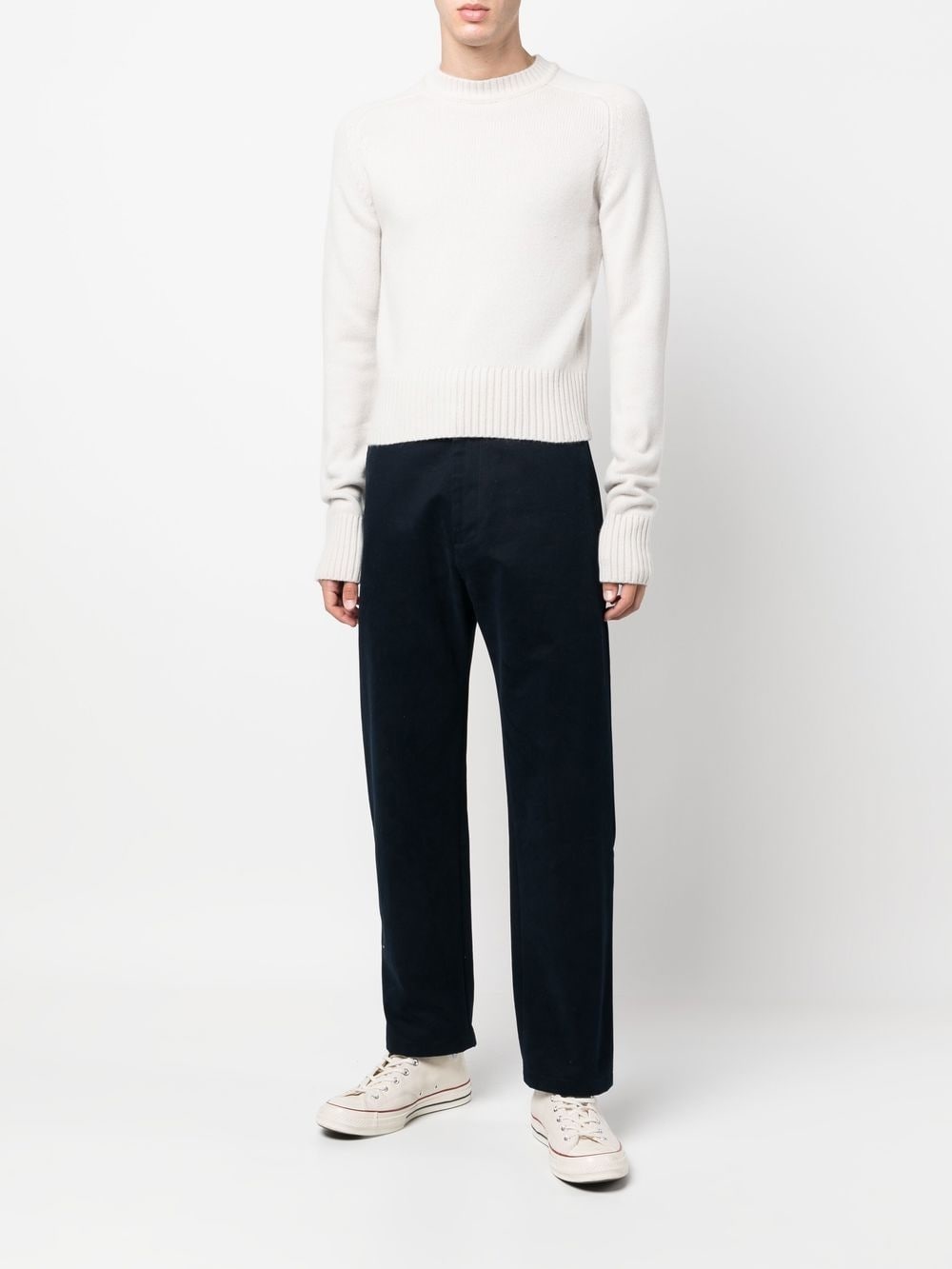 crew-neck cashmere jumper - 2