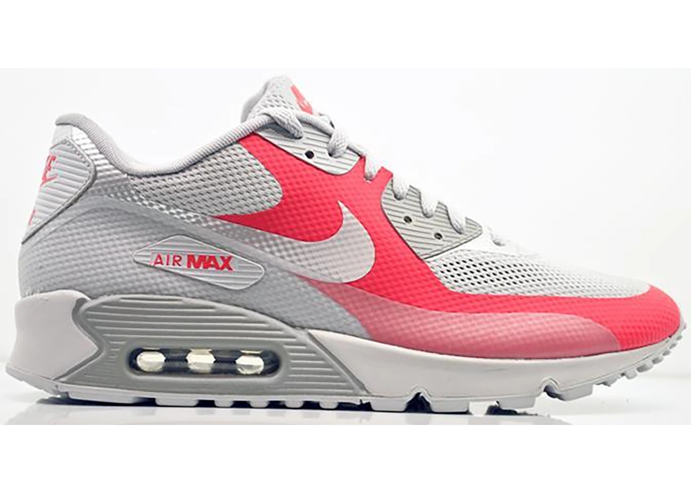 Nike Air Max 90 Hyperfuse Grey Solar Red - 1