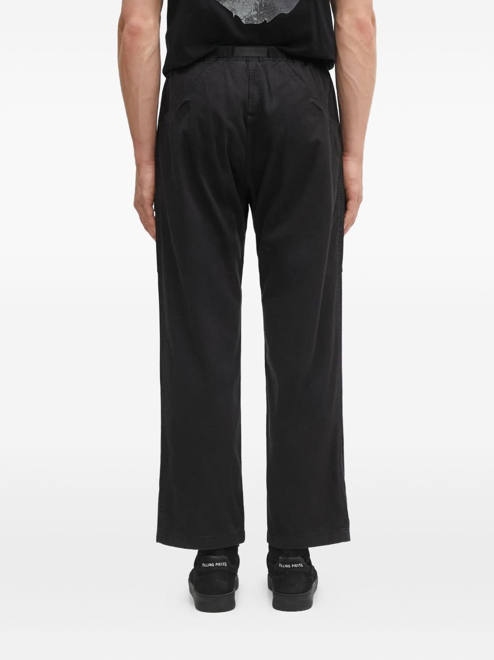 belted cargo trousers - 4