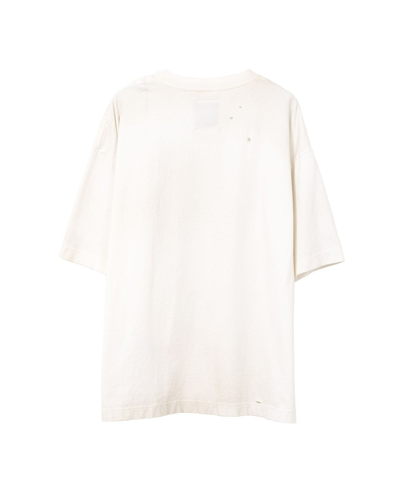 Cat Printed Embellished Distressed T-shirt 22