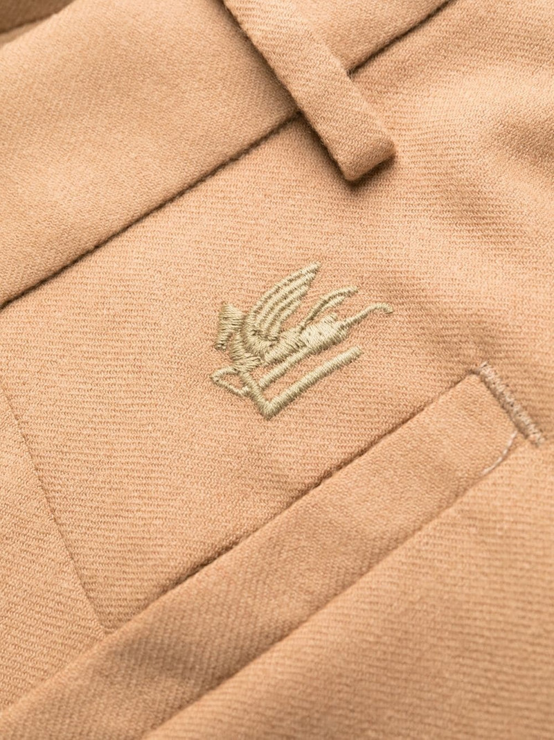 cargo-pockets wool tapered trousers 6