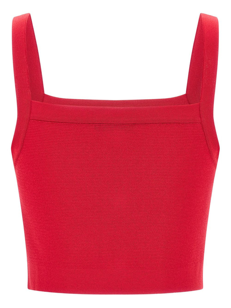 Balmain button-detail top outlook