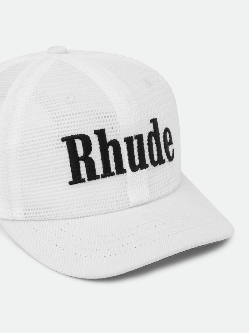 RHUDE LOGO MESH HAT 3