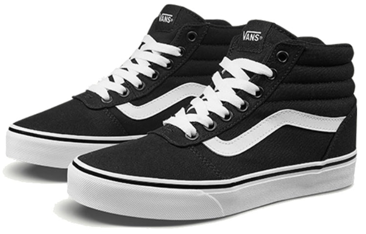 (WMNS) Vans Ward Hi 'Black White' VN0A3IUO187 - 3