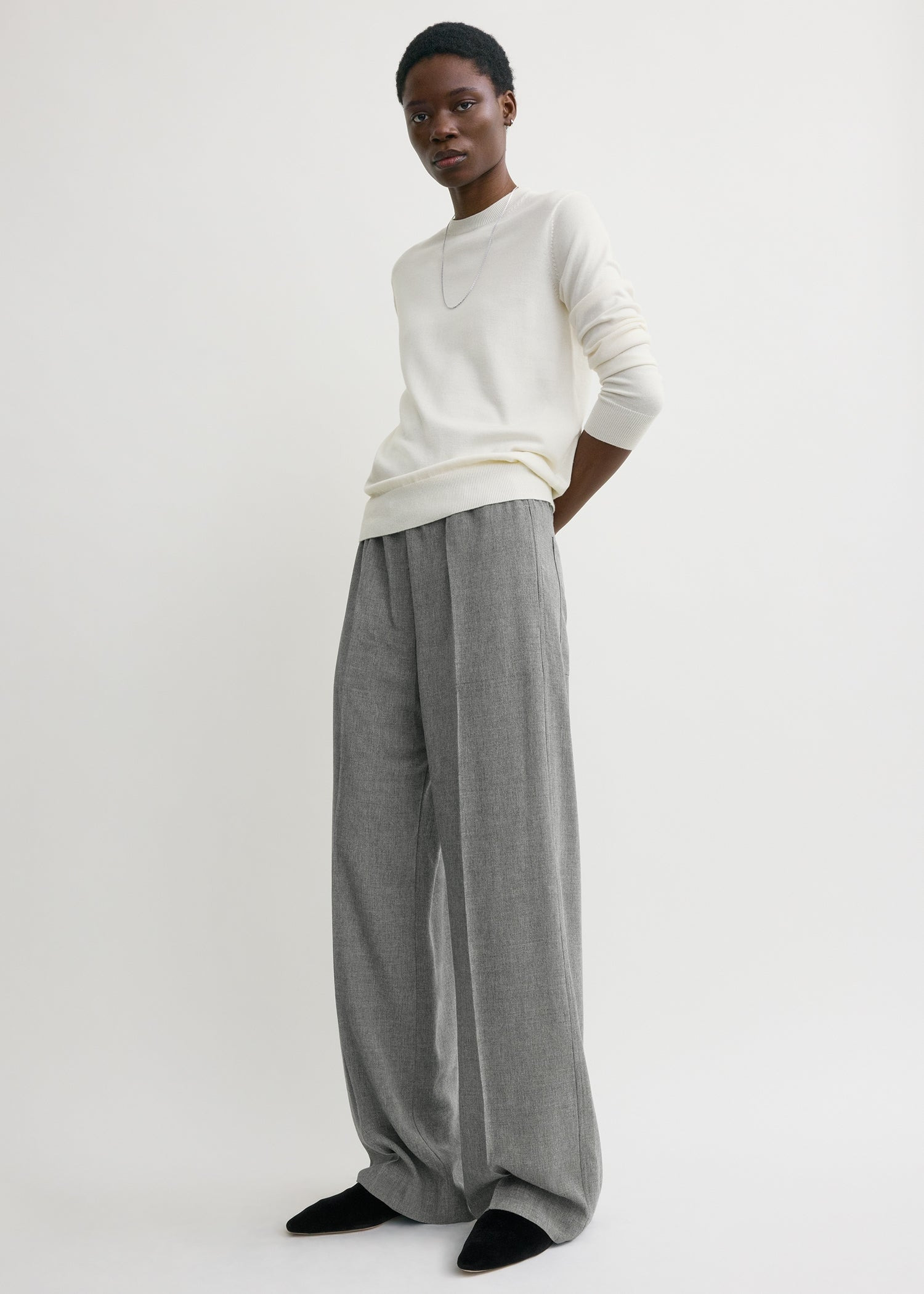 Fluid winter trousers mid grey - 3