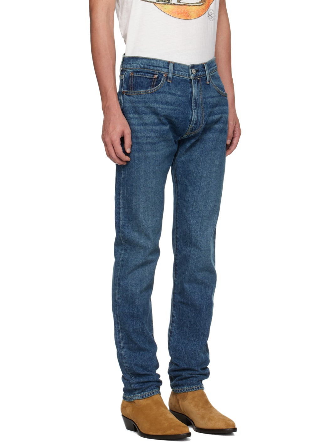 Blue 60s Slim Jeans - 2
