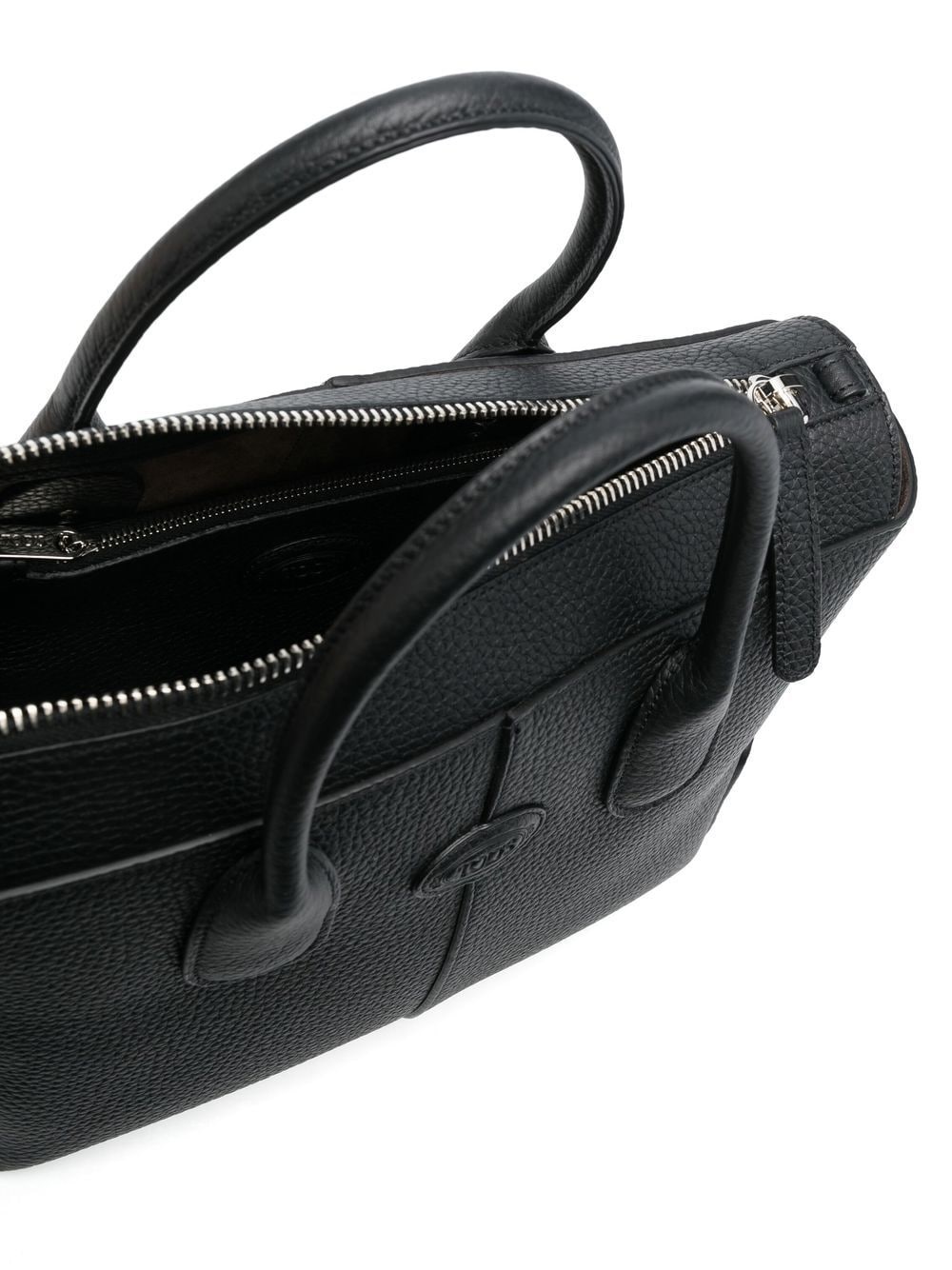 medium Di leather tote bag - 6