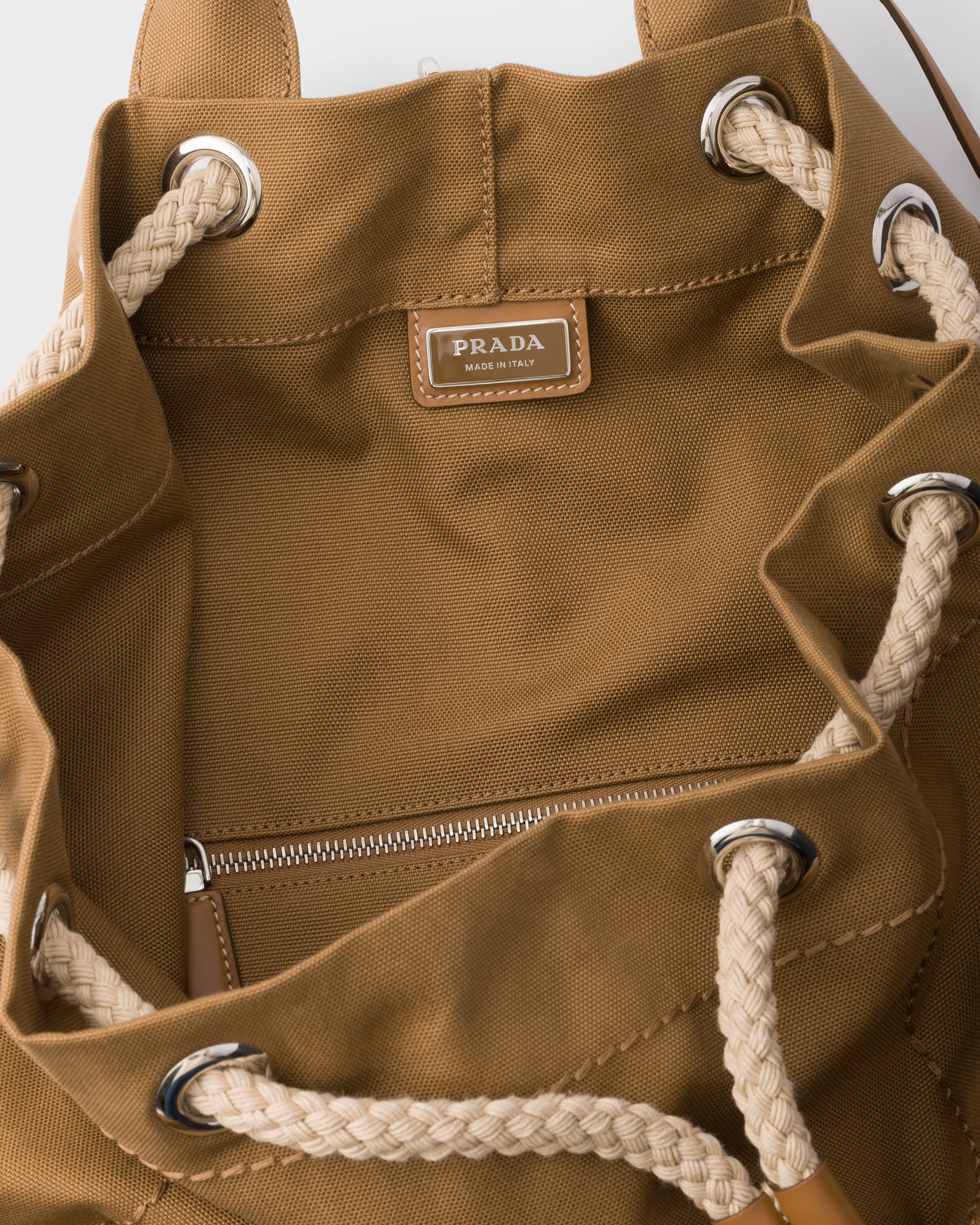 Canvas drawstring duffle bag - 5