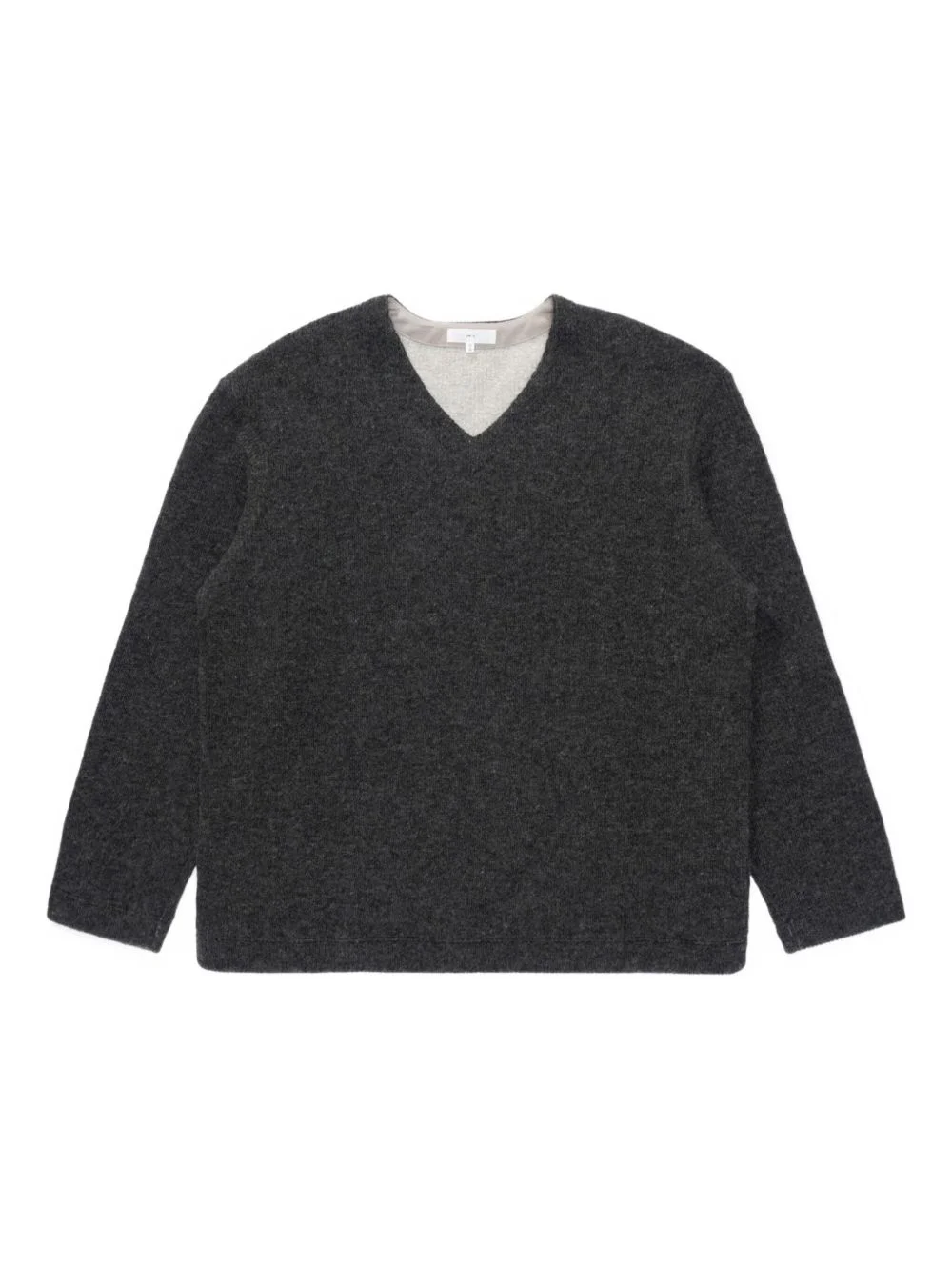 V-neck snap sweater - 1