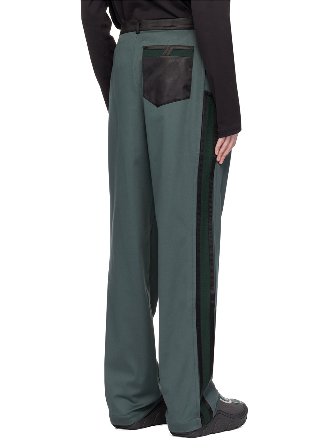 Green Ugo Side Trousers - 3