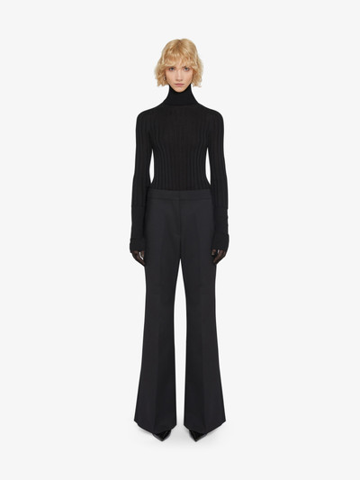 Givenchy FLARE TAILORED PANTS IN TRICOTINE WOOL AND MOHAIR outlook