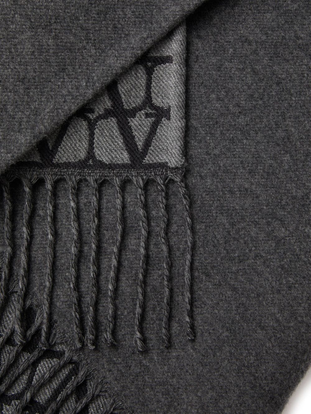fringe detail scarf - 3