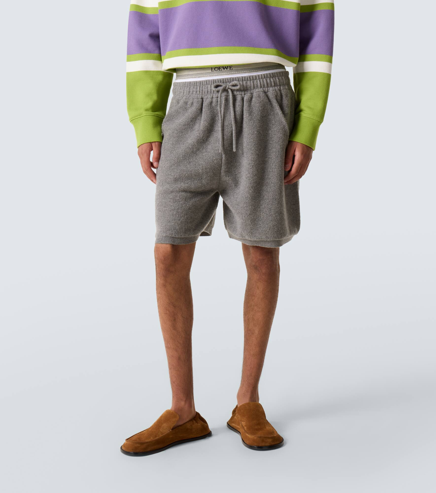Wool-blend shorts - 3
