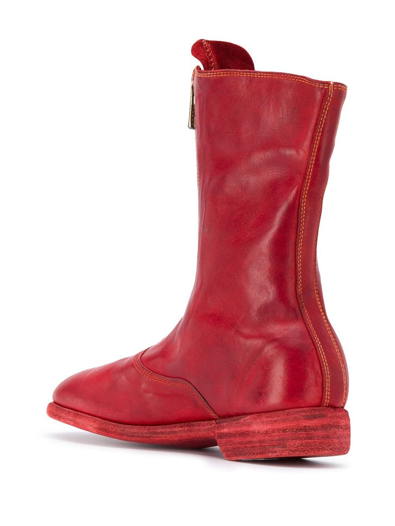 front-zip leather boots 3