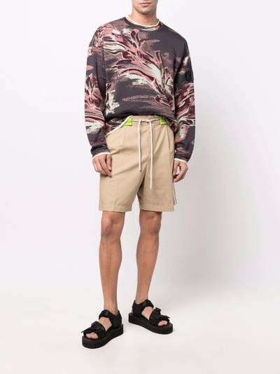 Palm Angels drawstring tailored shorts outlook