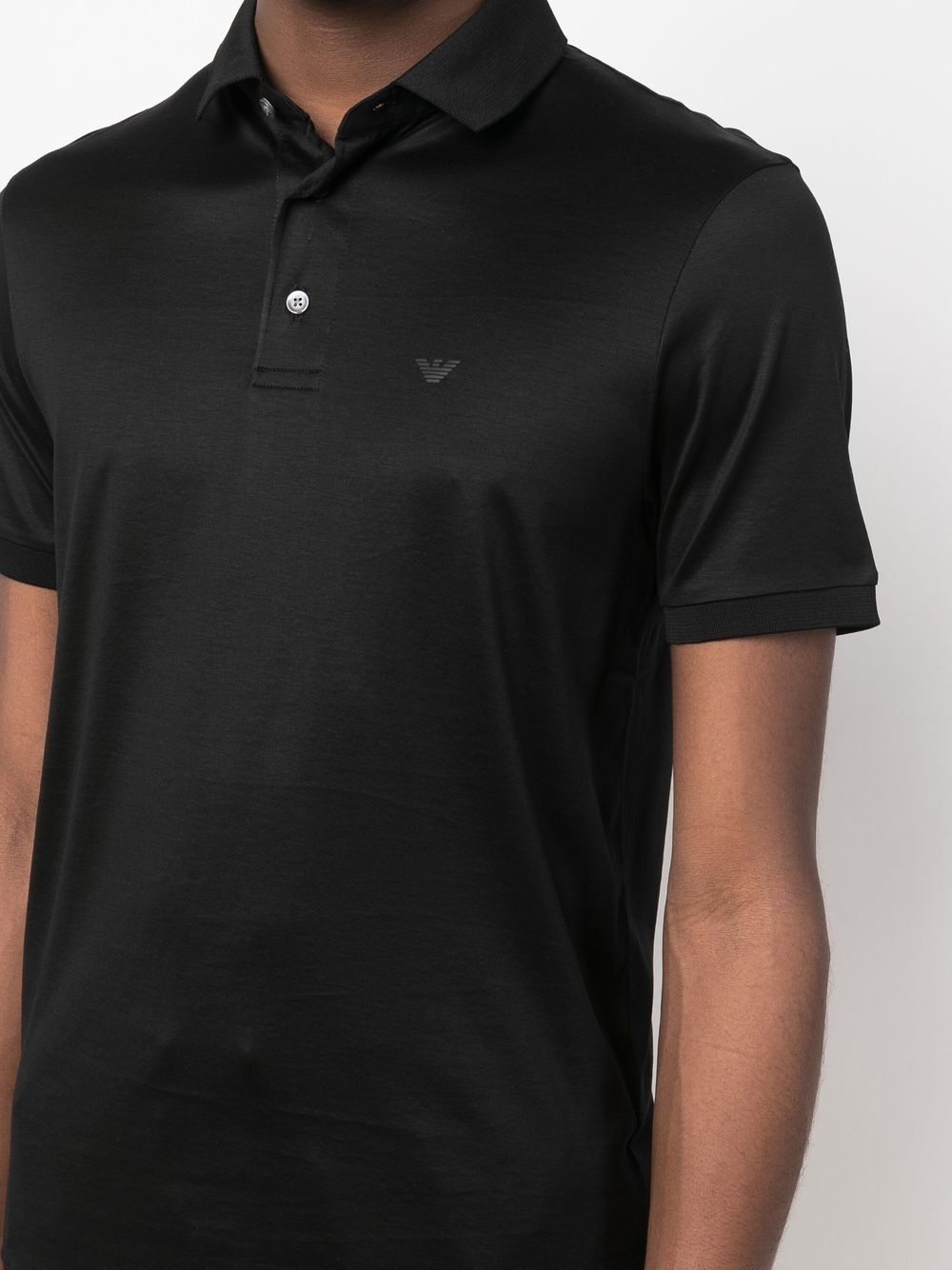 logo-print polo shirt - 5