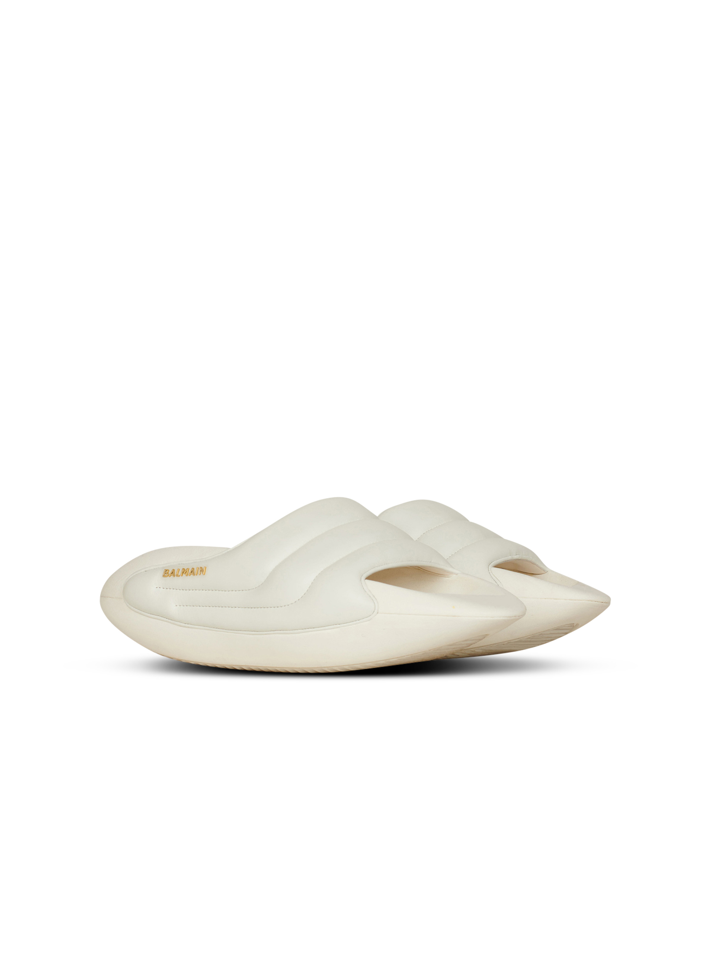 Quilted leather B-IT mules - 2