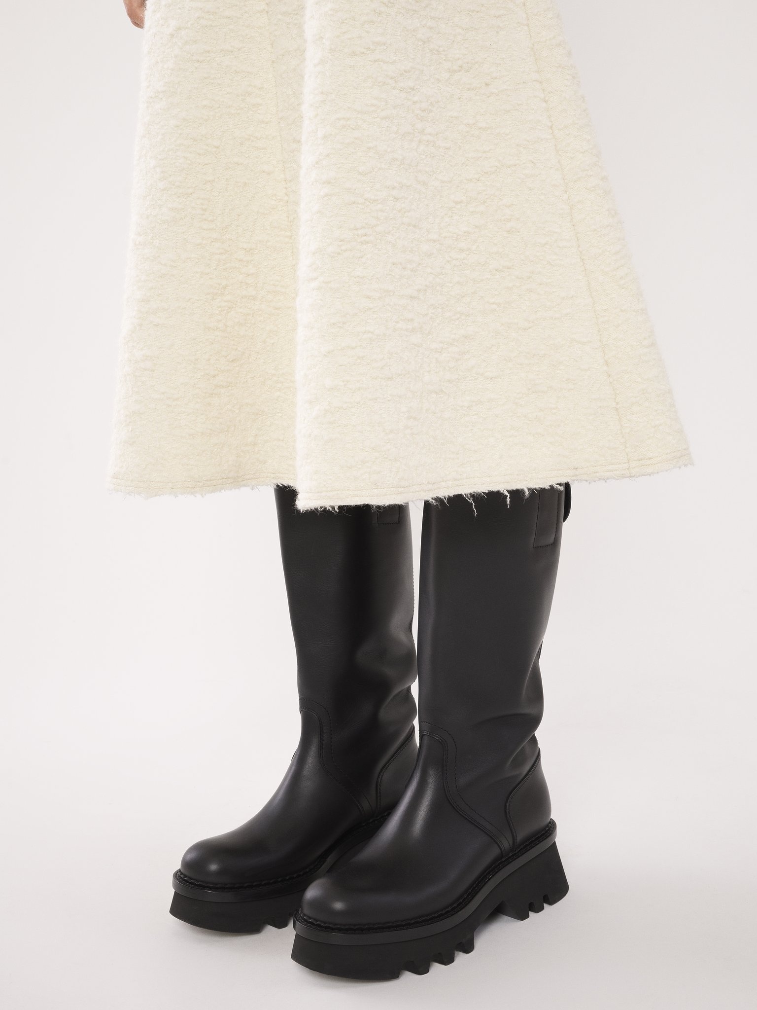 FLARED MIDI SKIRT - 6