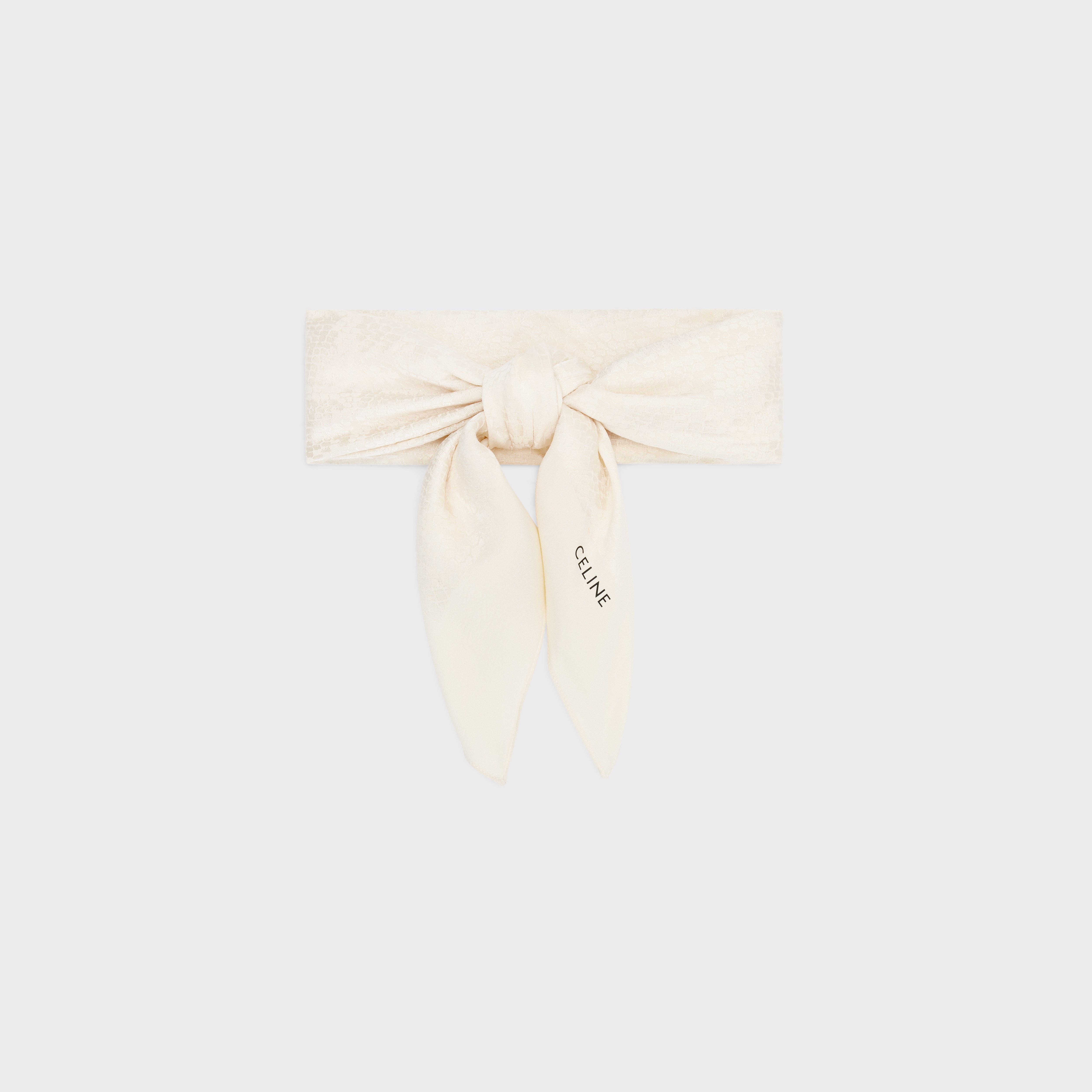 bandana in silk jacquard - 3
