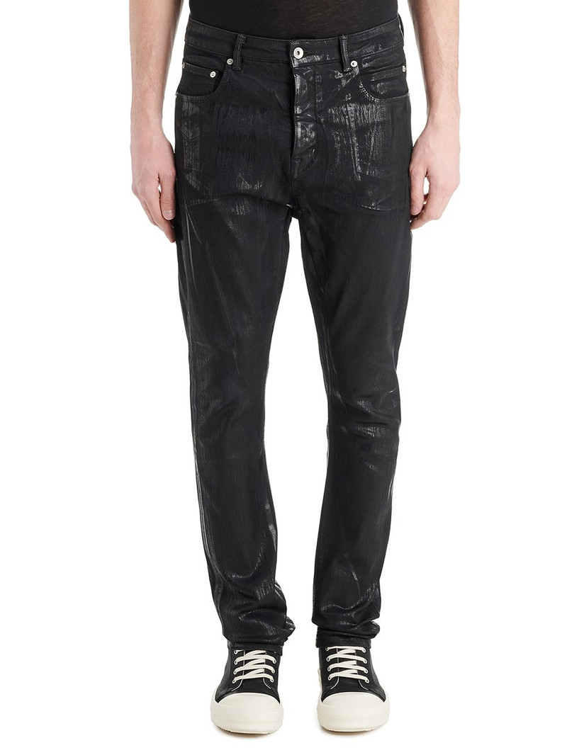 Black Slit Tyrone Jeans 1