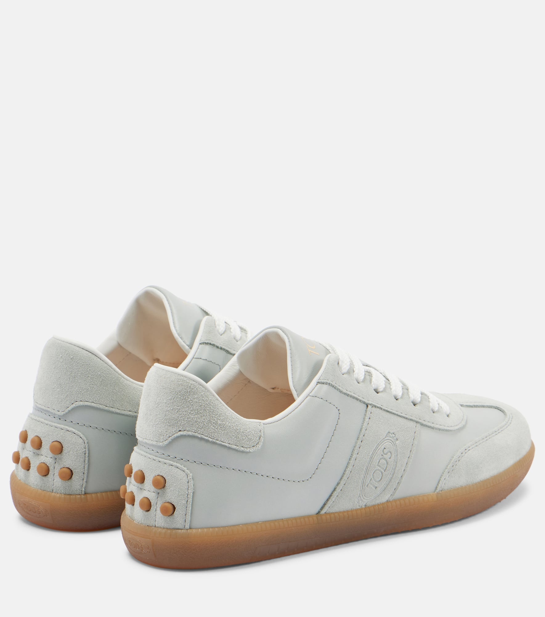 Logo suede sneakers - 2