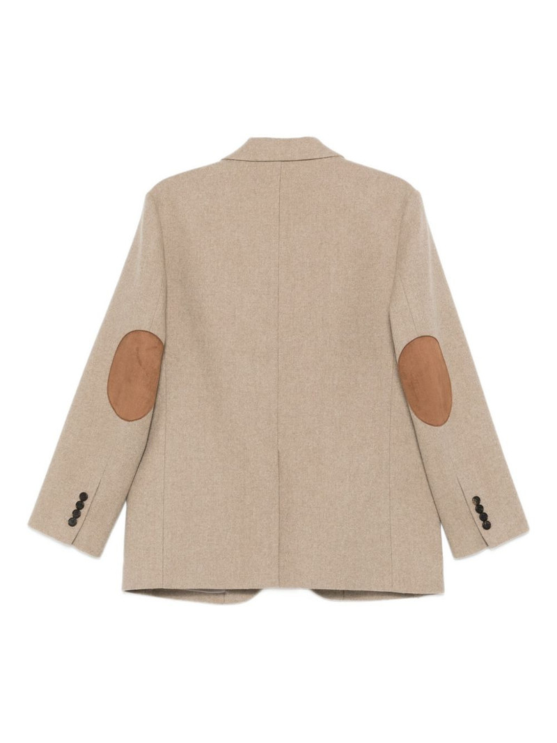 Dunst elbow-patch two-button jacket outlook