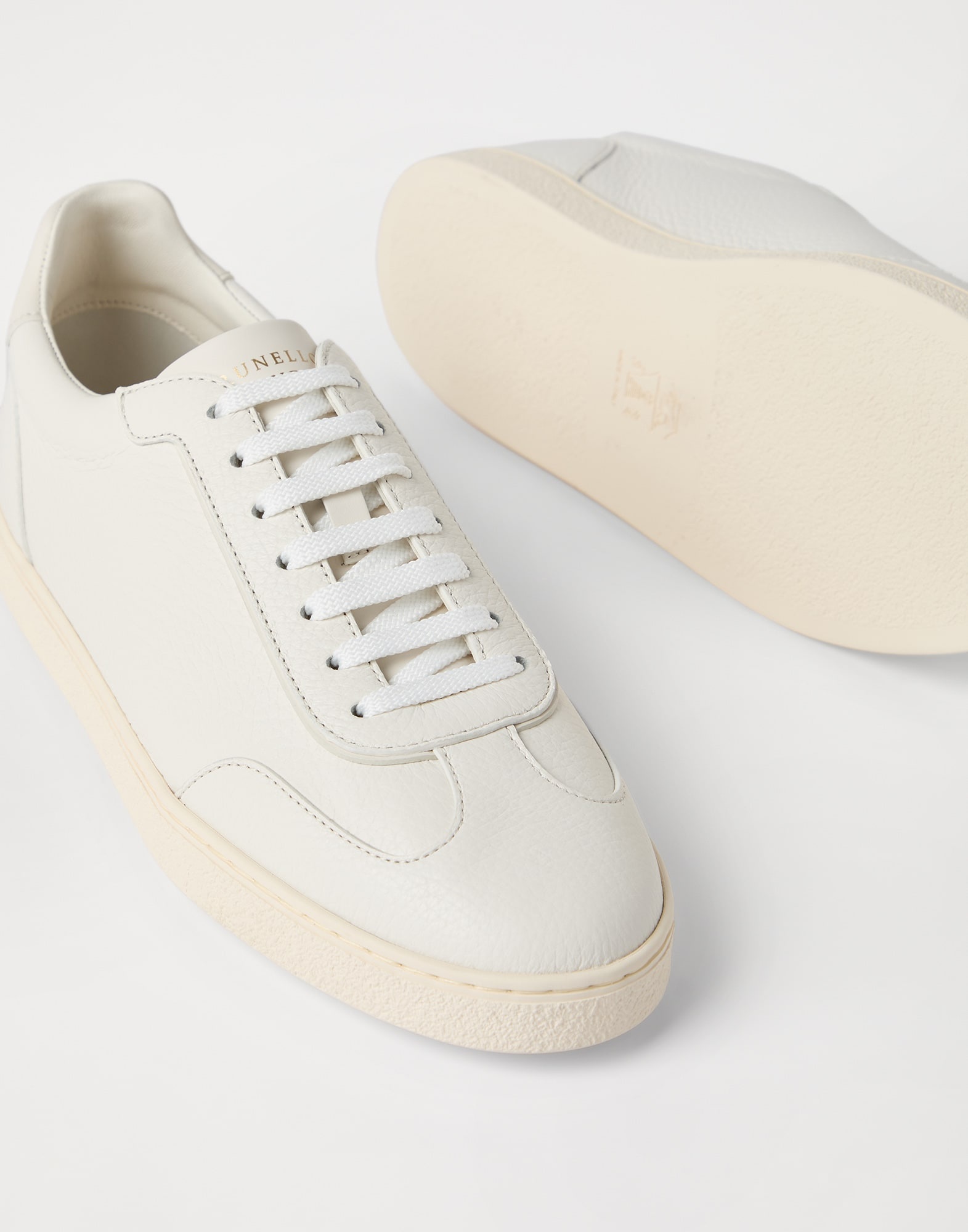 Grained deerskin sneakers - 3