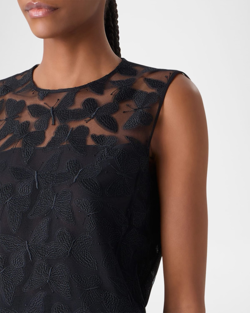 Butterfly Embroidered Sleeveless Top 5