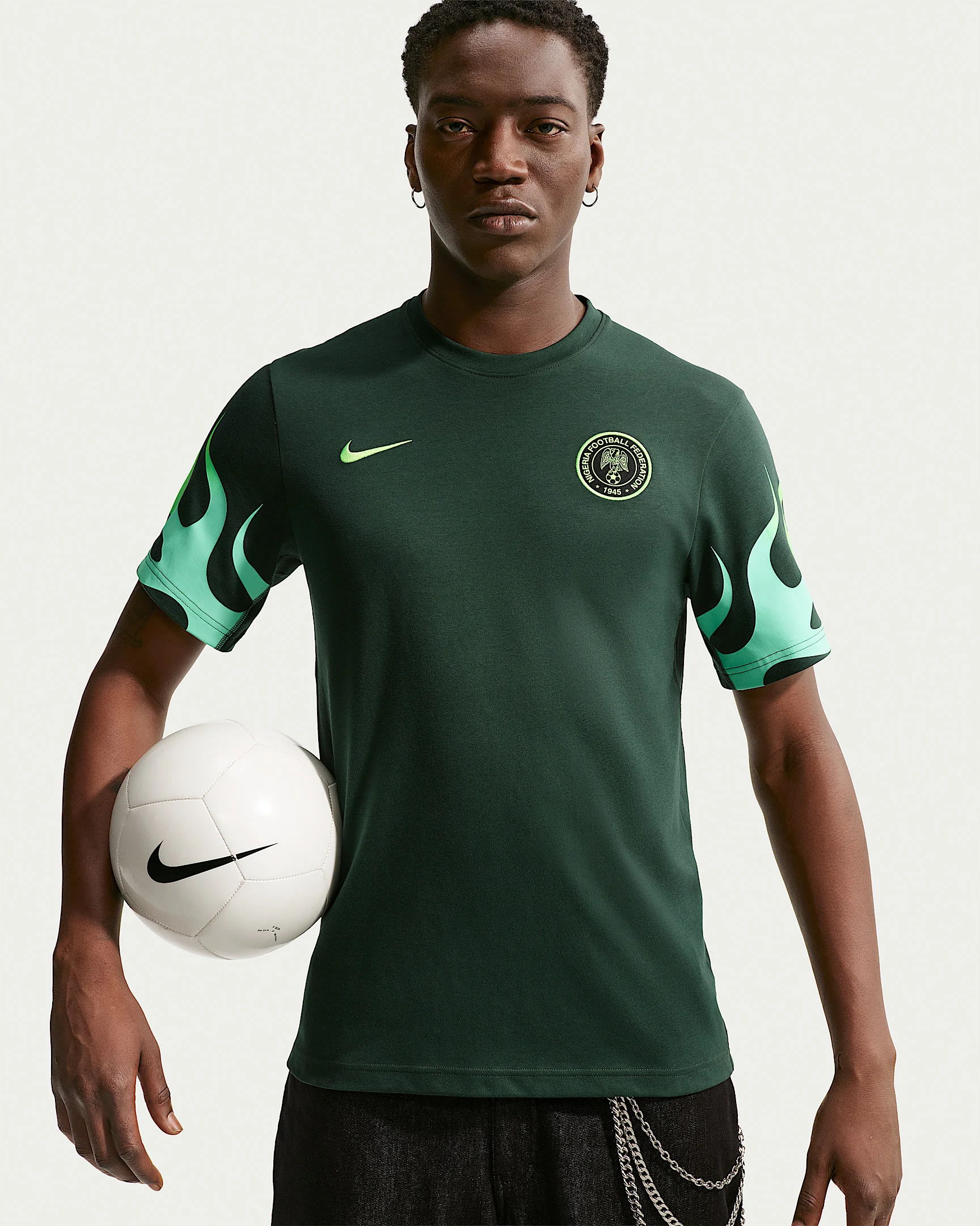 Nigeria Primary Men's Nike Dri-FIT Soccer T-Shirt - 1