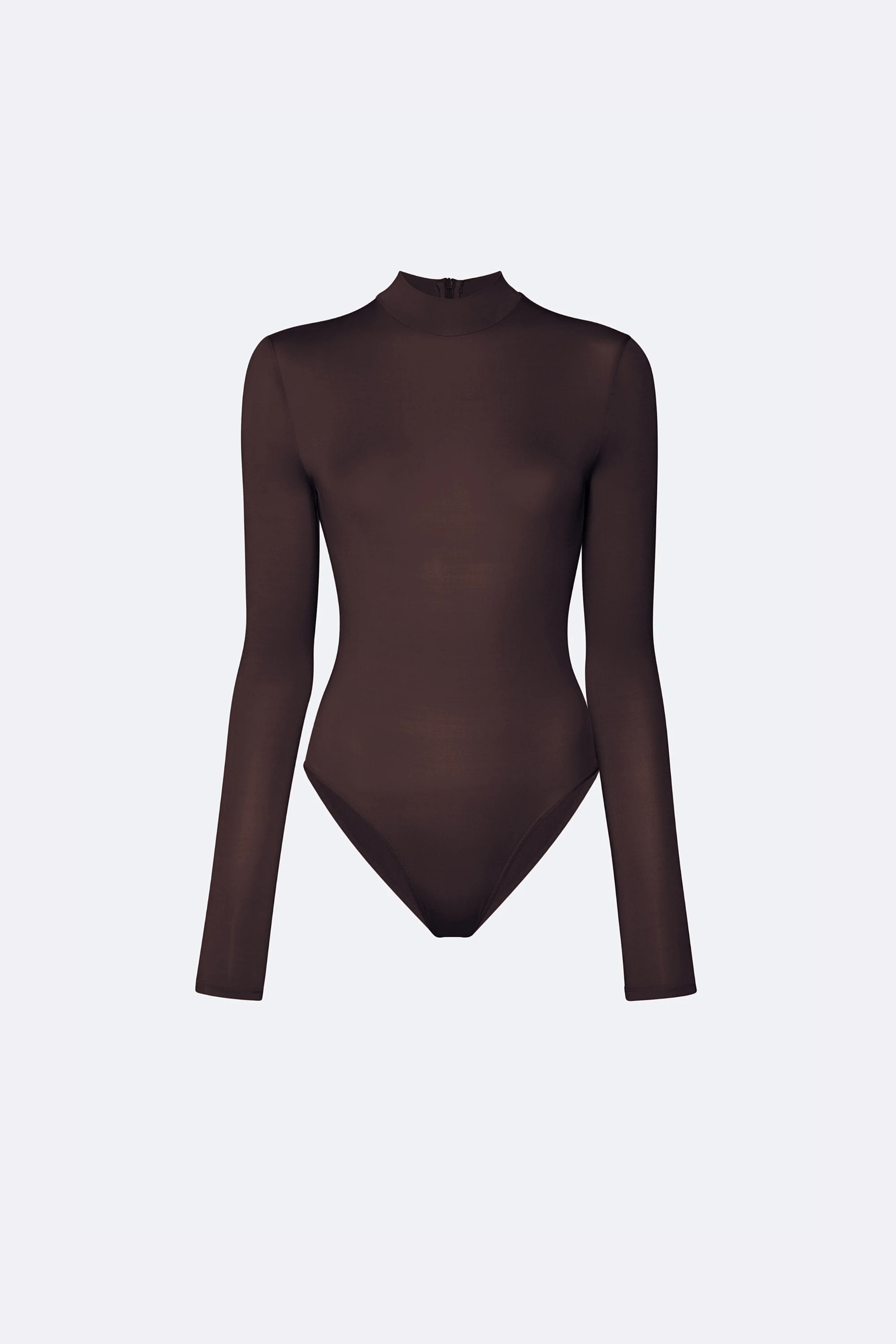 Jersey Mock Neck Bodysuit - 1