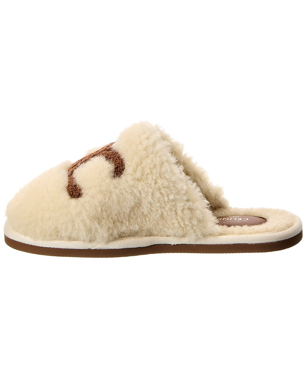 CELINE Georgia Shearling & Leather Mule - 2