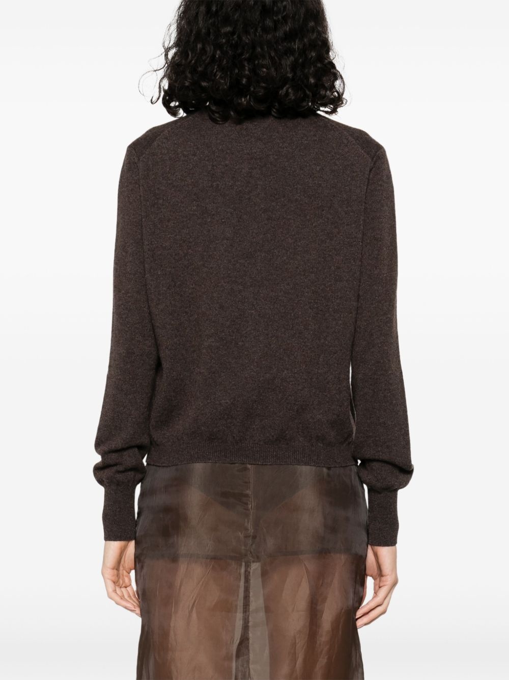 button-down cardigan - 4